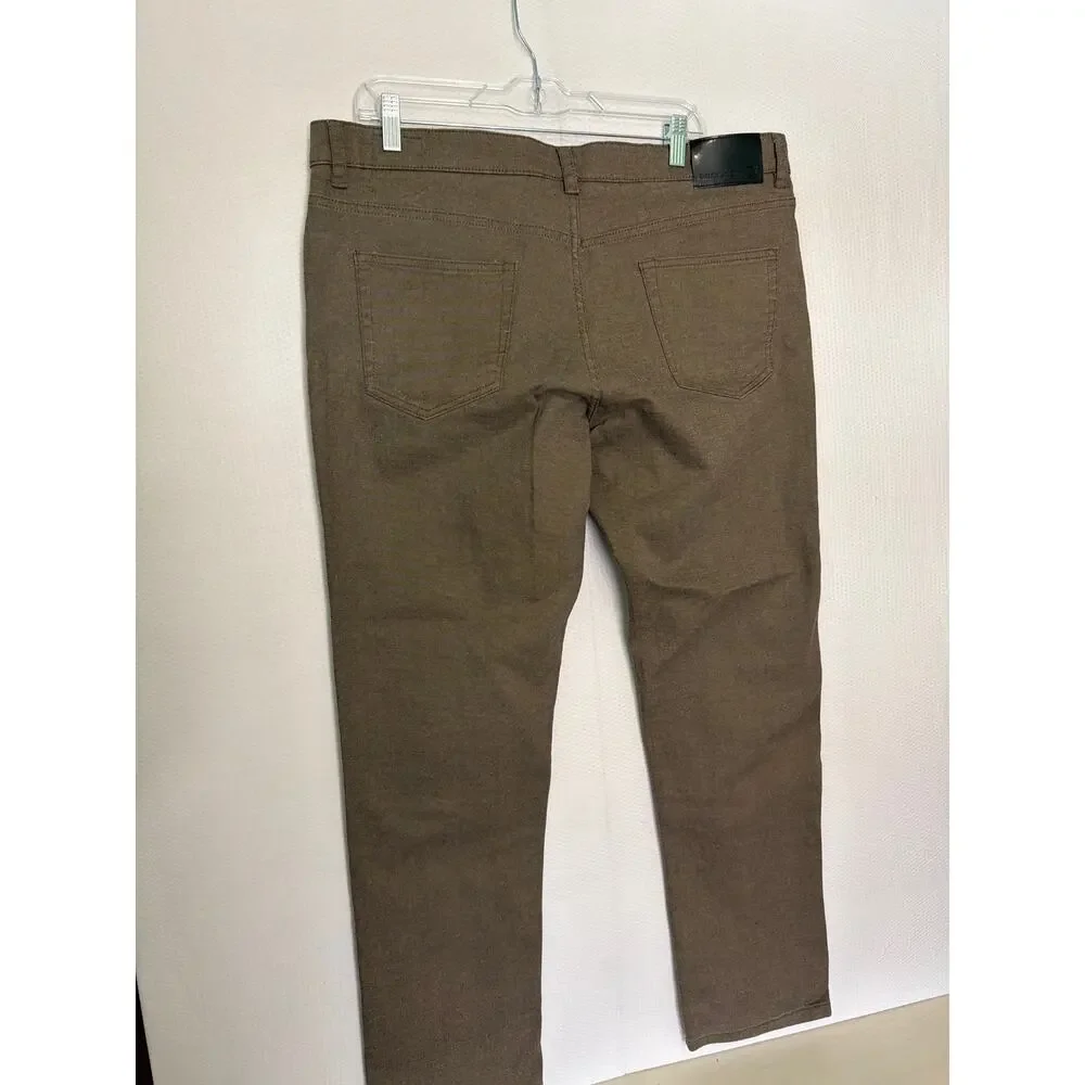 English Laundry Brown 36x32 Straight Fit Stretch Pants‎ Business Casual